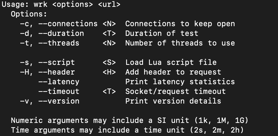 wrk options